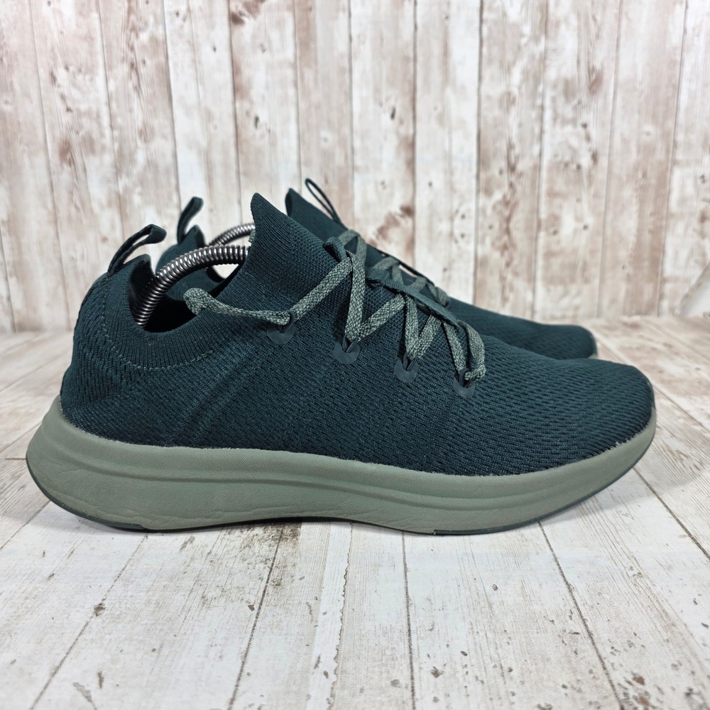 REI Co-op Beyonder Mens 10.5 Forest Green Knit Lightweight Sneakers 000224